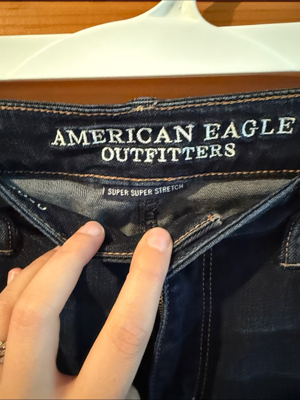 American Eagle Outfitters Dark Indigo Skinny Jeans - Picture 3 of 3